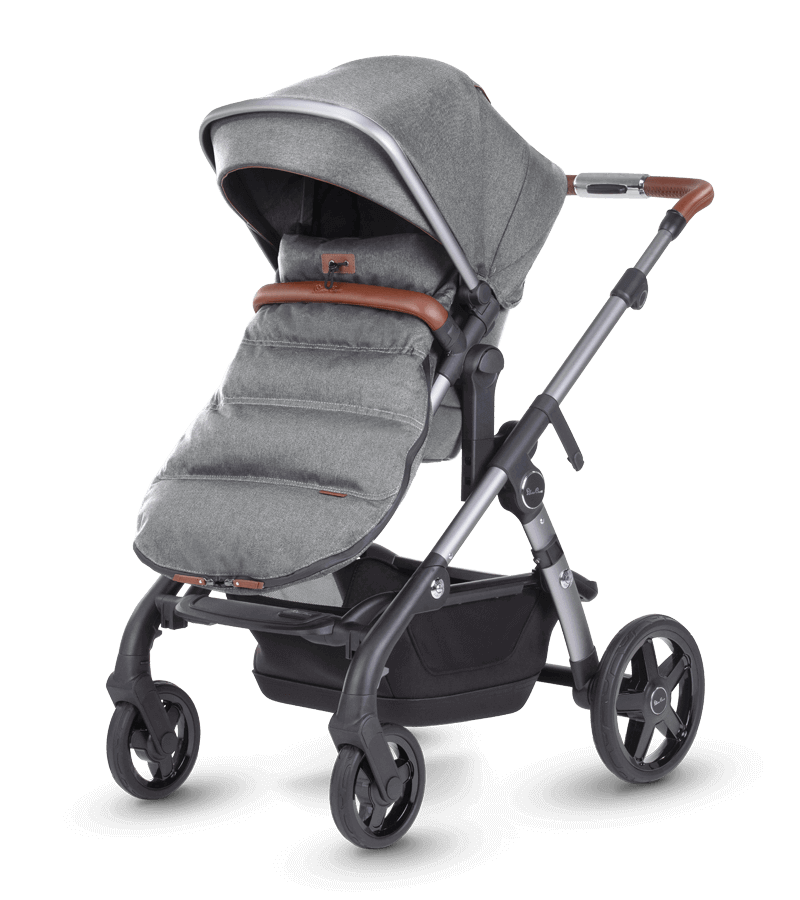 silver cross wave footmuff midnight