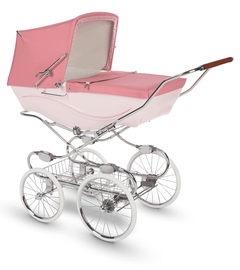 pink pram