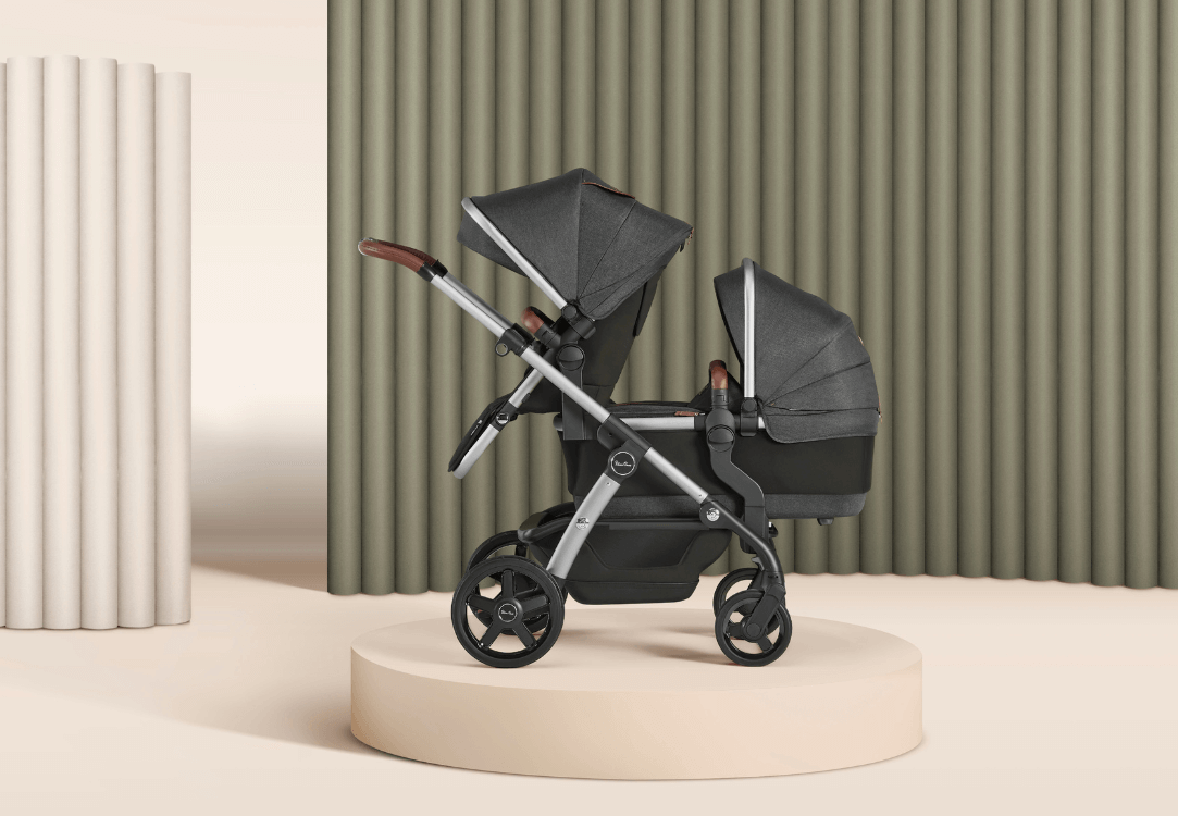 Wave Double Stroller from Silver Cross