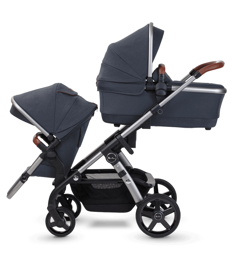 WAVE-INDIGO-TWIN-carrycot-and-FF-pushchair