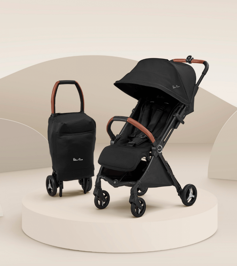 Jet 3 Super Compact Stroller - Black, Silver and Eclipse