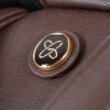 DUNE/ REEF DIAPER BAG COCOA CLOSE UP OF DETAILING