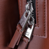 DUNE / REEF DIAPER BAG TAN CLOSE UP OF ZIPPER