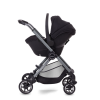 DUNE STROLLER GLACIER WITH CAR SEAT ON IT