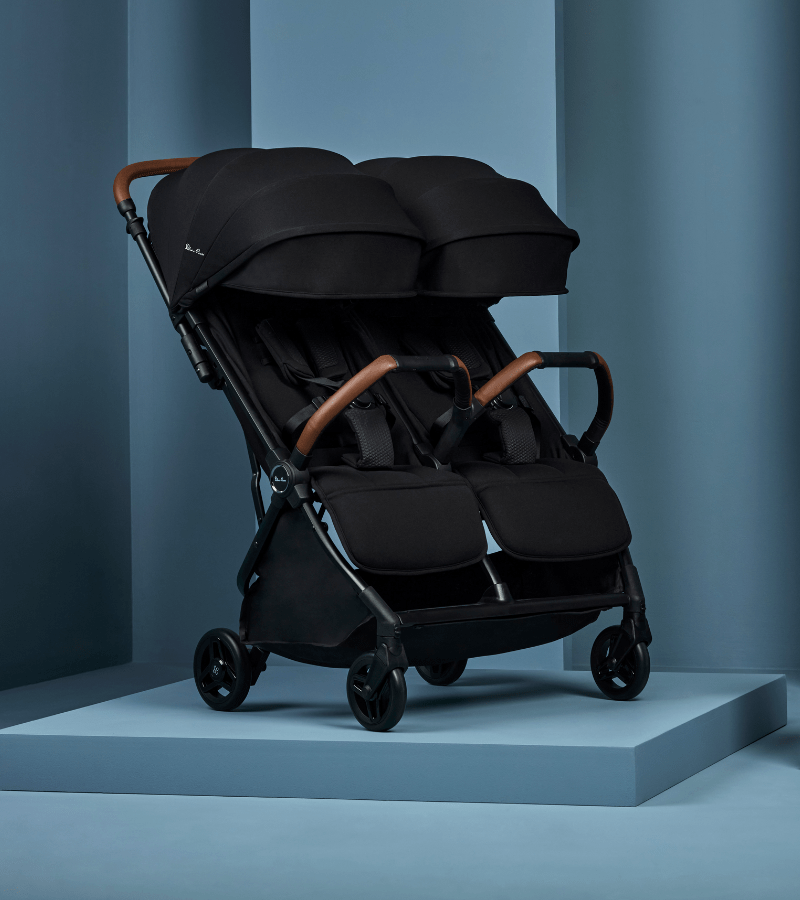 Jet Double Travel Stroller - Black