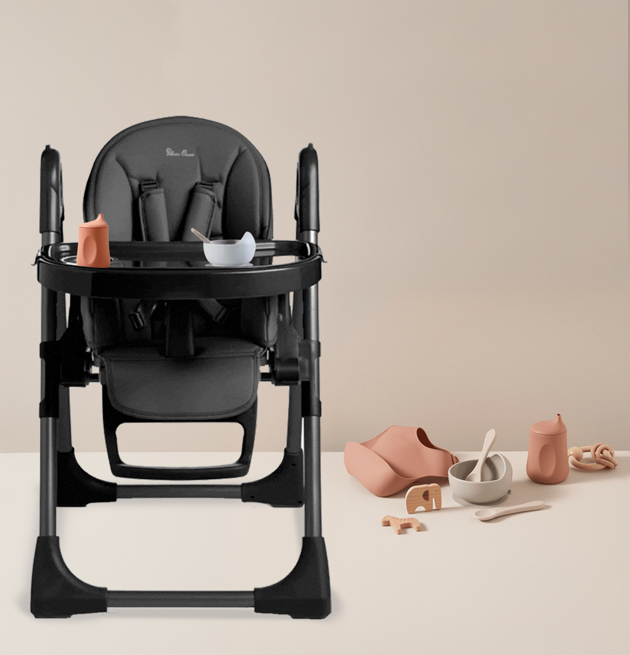 Silver Cross Gourmet High Chair with Mealtime Set Kit