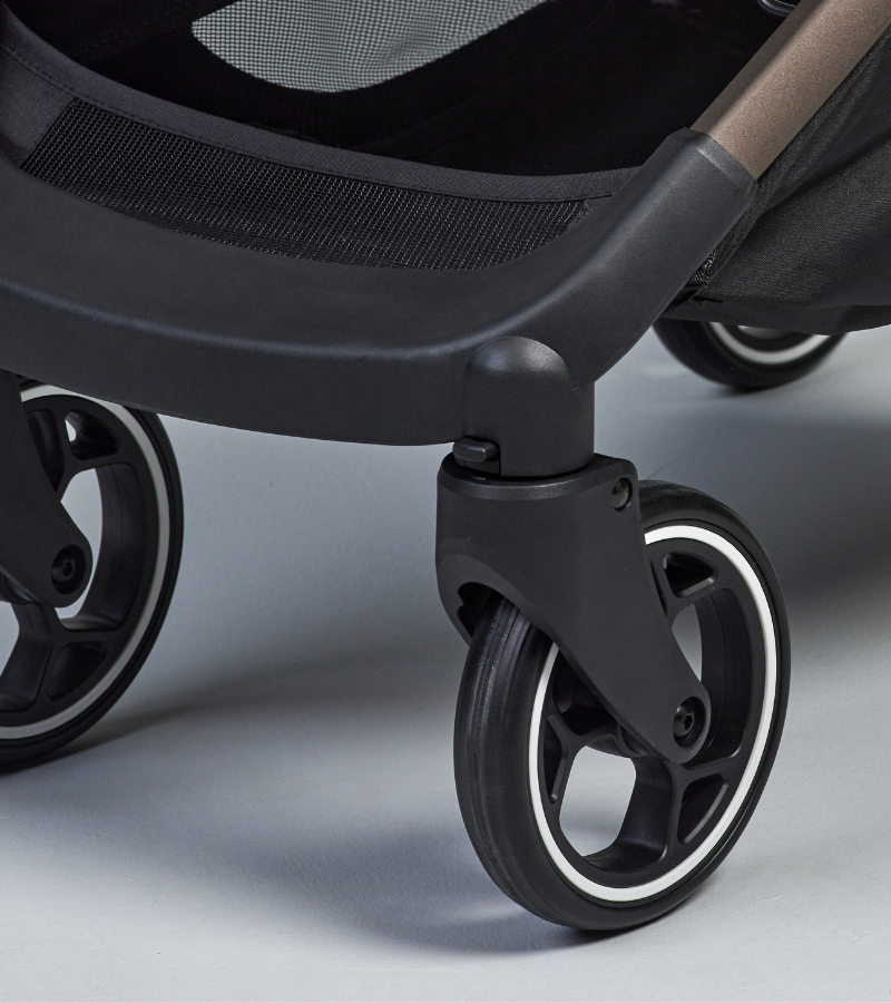 Clic Compact Stroller Latte Wheels Clic Compact Stroller Latte Wheels