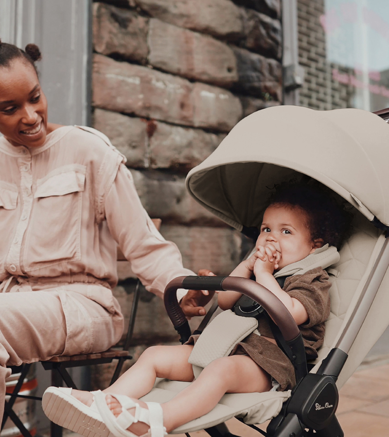 Clic Compact Stroller Latte Mom & Baby Clic Compact Stroller Latte Mom & Baby