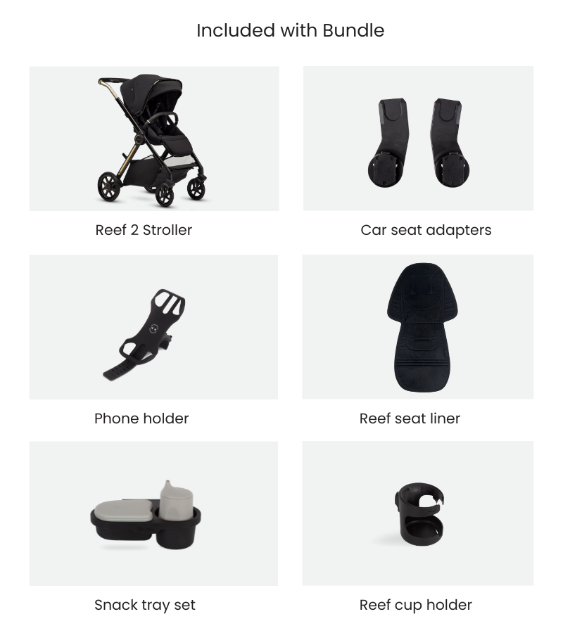 Reef 2 Espresso Stroller Accessory Bundle Reef 2 Espresso Stroller Accessory Bundle