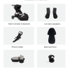Reef 2 Espresso Stroller Accessory and Bassinet Bundle